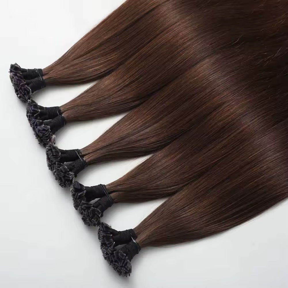 18 inch keratin flat tips